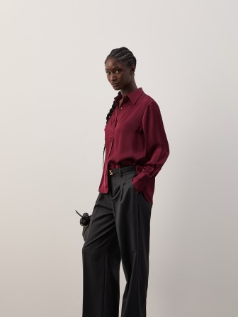 Satin fluid shirt Satin fluid shirt