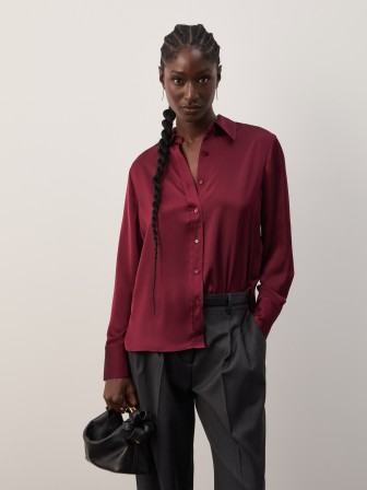 Satin fluid shirt Satin fluid shirt