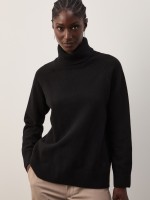 Turtleneck sweater with wool