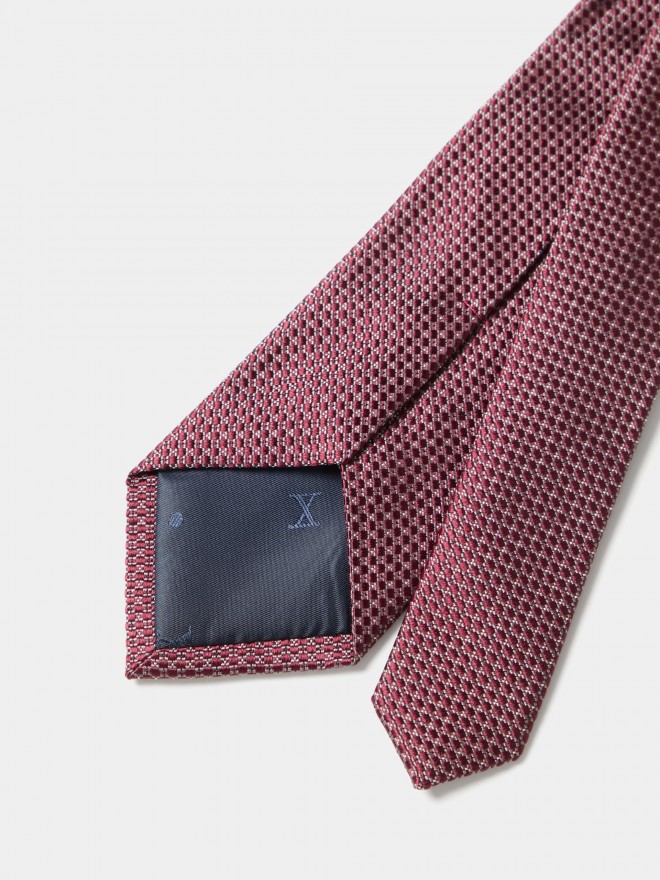 Checkered silk tie Checkered silk tie