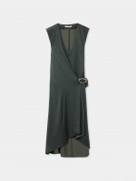 Vestido fluido assim�trico
