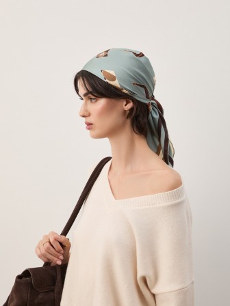 Len�o de seda estampado