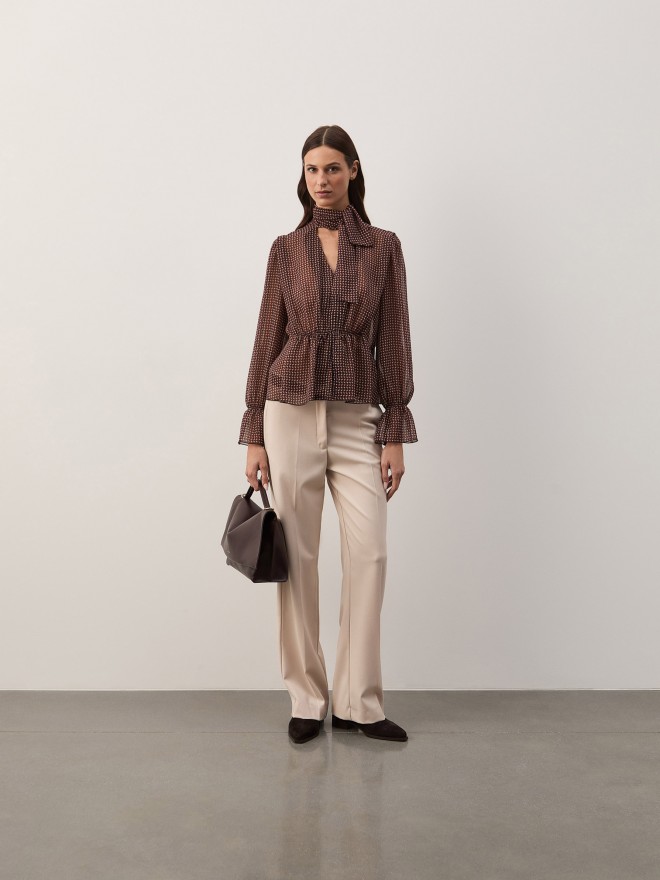Flowy blouse with a bow Flowy blouse with a bow