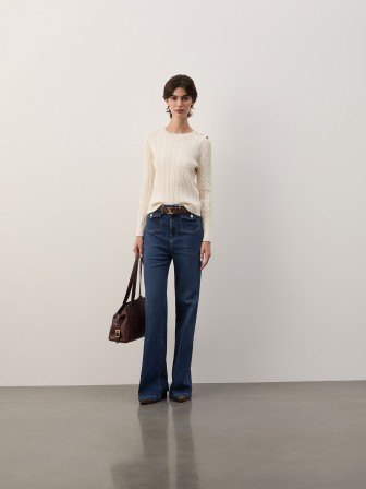 Braided knit sweater Braided knit sweater