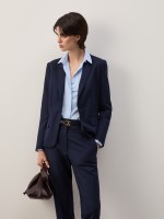 Navy blue regular fit blazer Navy blue regular fit blazer