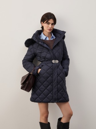 Padded sweatshirt with hood Padded sweatshirt with hood