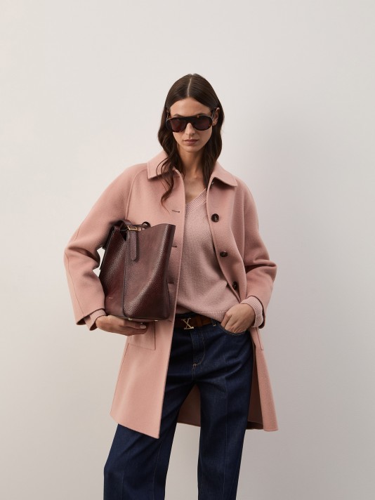 Woolen farm coat