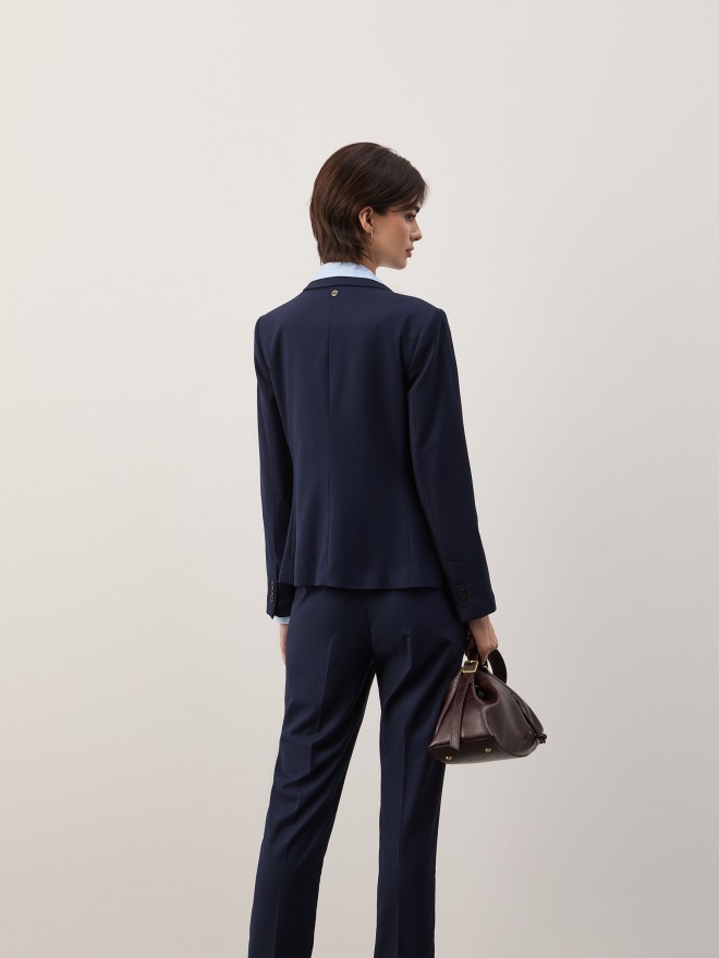 Navy blue regular fit blazer Navy blue regular fit blazer