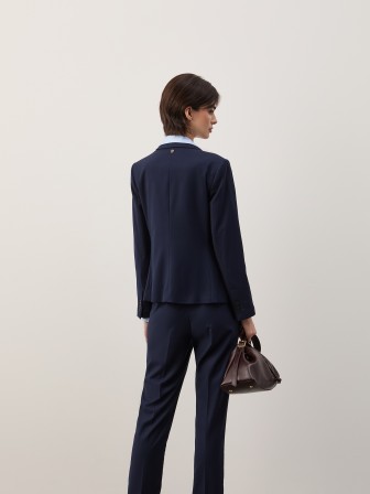 Navy blue regular fit blazer Navy blue regular fit blazer