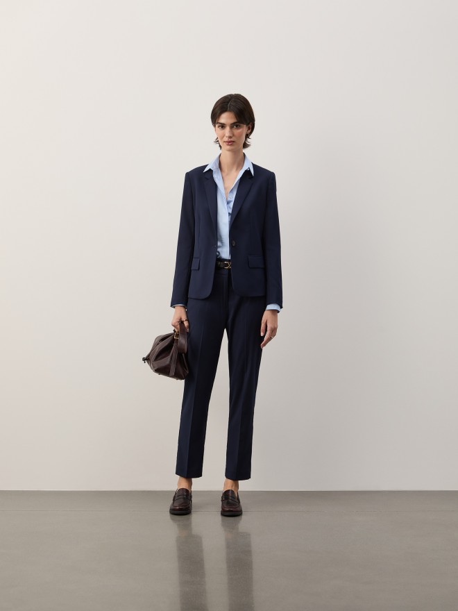Navy blue regular fit blazer Navy blue regular fit blazer
