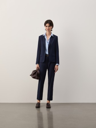 Navy blue regular fit blazer Navy blue regular fit blazer