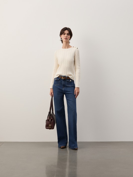 Pantalones vaqueros de pierna recta