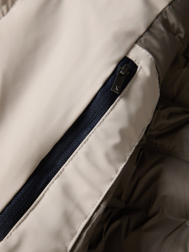Padded parka with hood Padded parka with hood