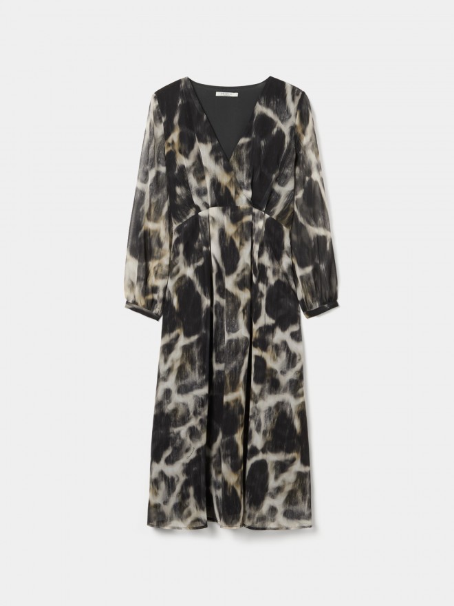 Long printed dress Long printed dress