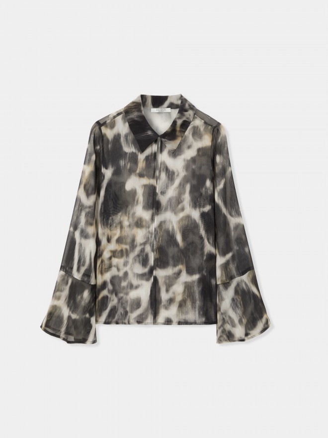 Blusa estampada fluida Blusa estampada fluida