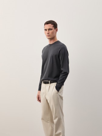 Camisola básica de toque suave Camisola básica de toque suave