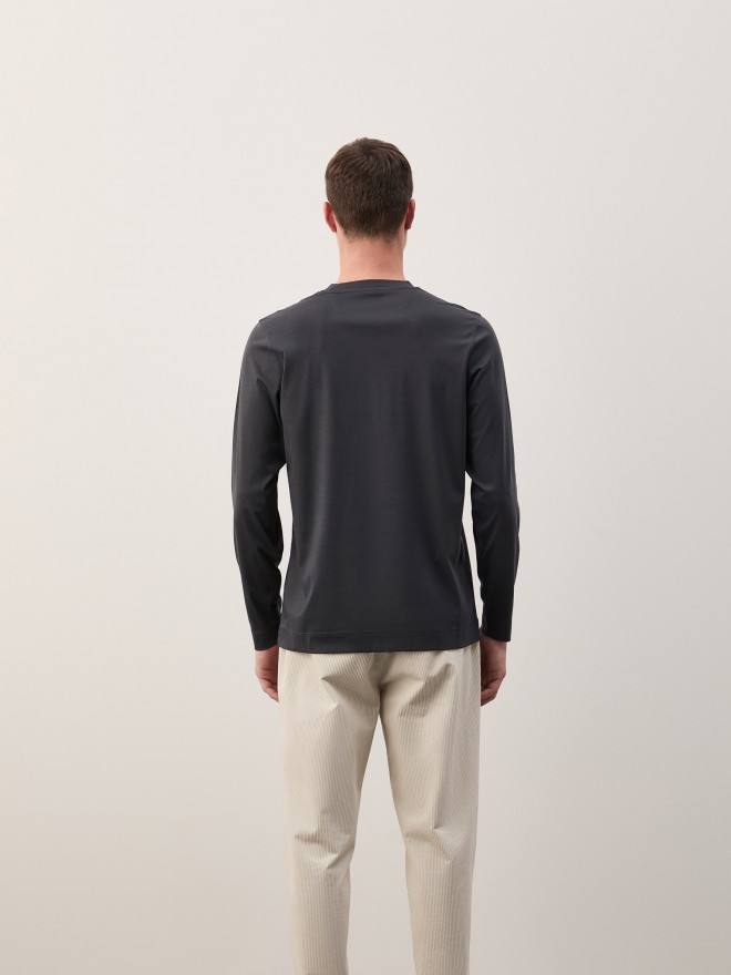 Camisola básica de toque suave Camisola básica de toque suave