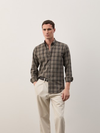 Slim fit plaid shirt Slim fit plaid shirt