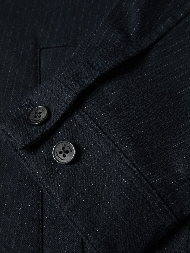Harrington jacket with stripes