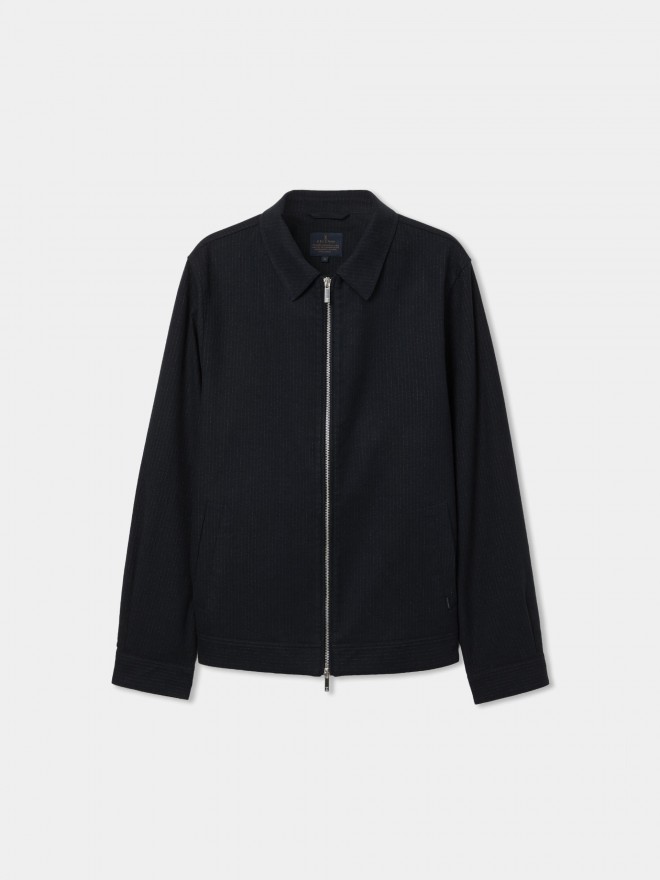 Harrington jacket with stripes